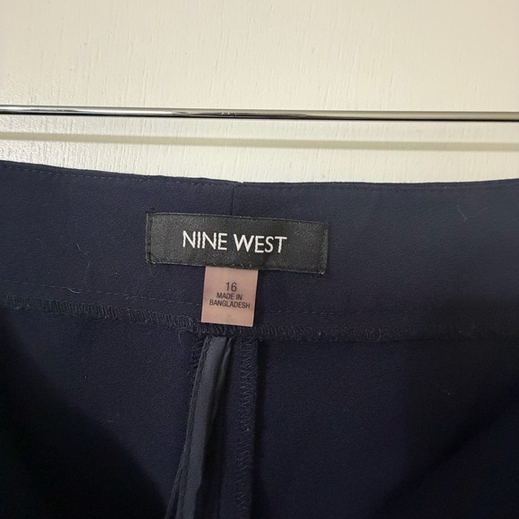 Nine West Navy Suit Trouser Pants Size 16 - Picture 3 of 6